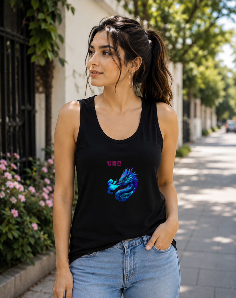 Women's dragon Tank Top