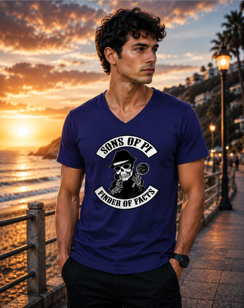Men Sons Of Pi V Neck T-Shirt
