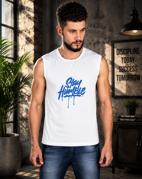 Men's Stay Humble Sleeveless T-Shirt