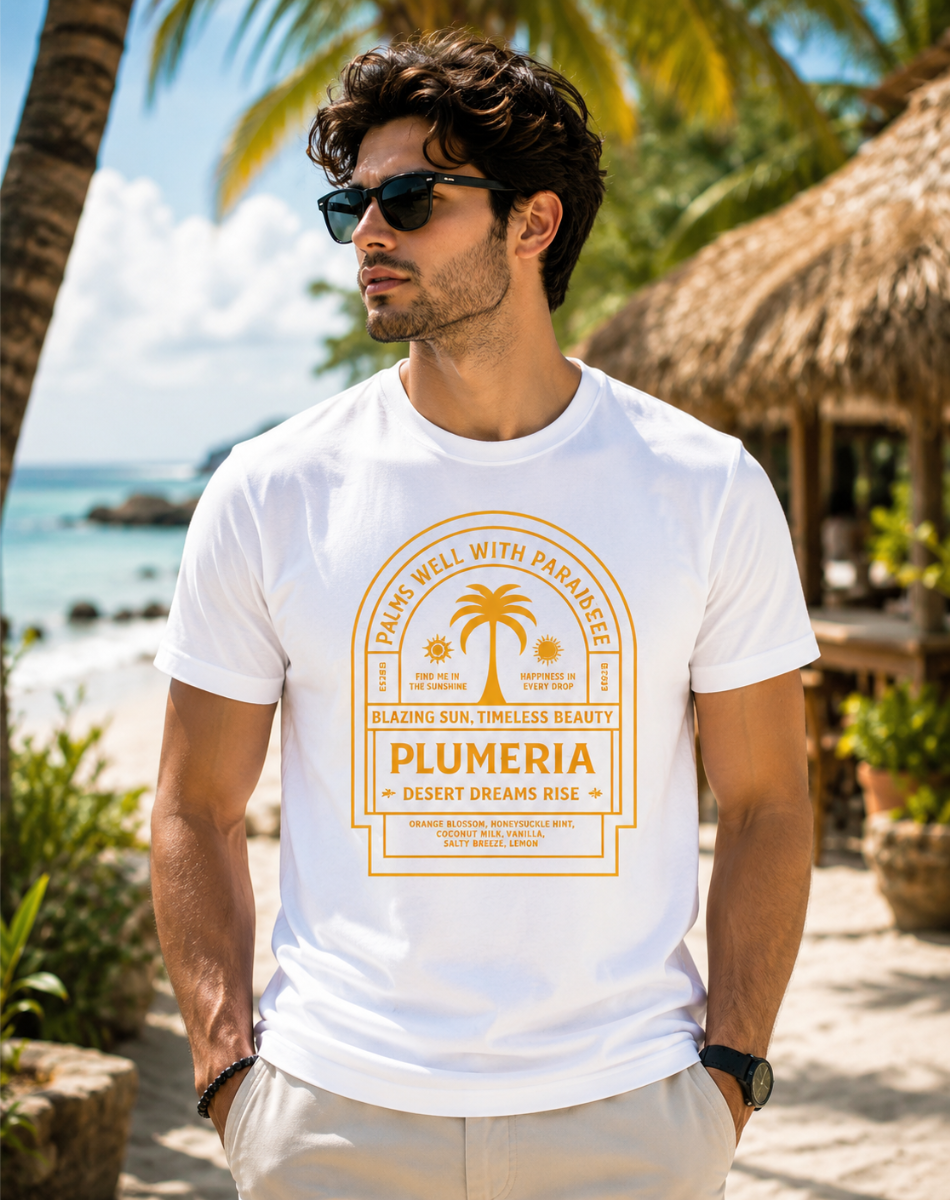 Men Plumeria Supima T-Shirt