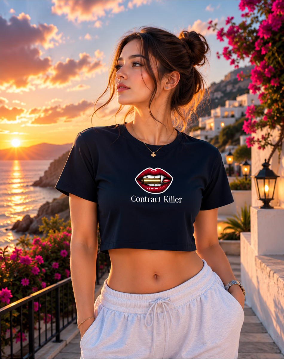 Women Contract Killer Baby Tee