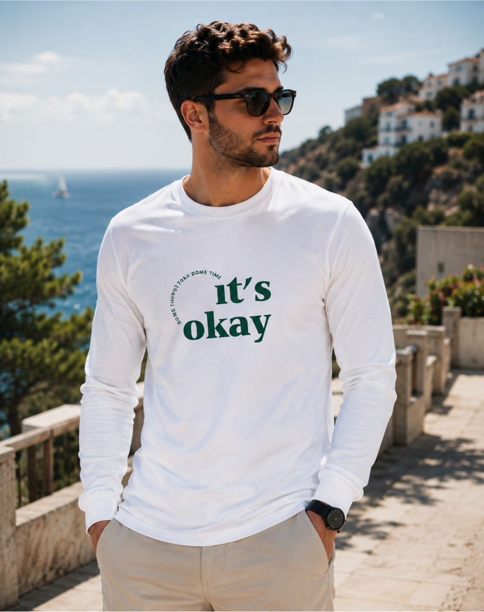 Men's It's Okay Full Sleeve T-Shirt