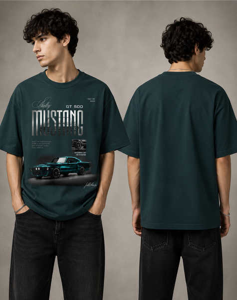 Men's Oversized mustang  T-Shirt