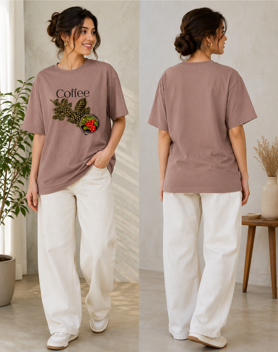 Women coffee Print T-Shirt