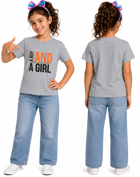 Girl's A boy and A Girl T-Shirt