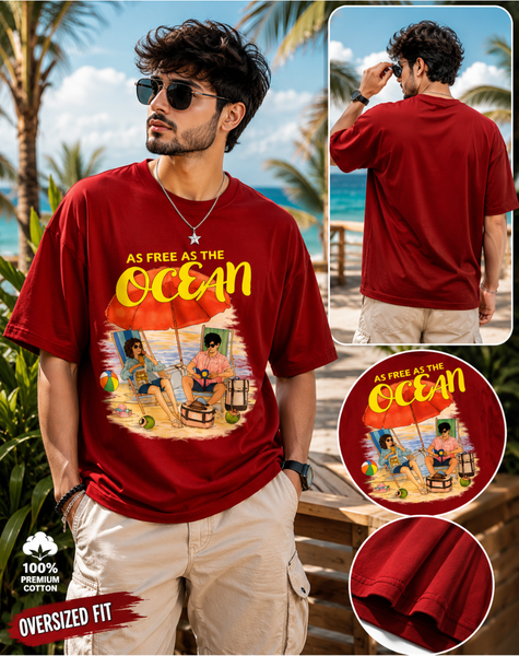 Men Terry Oversized Tee