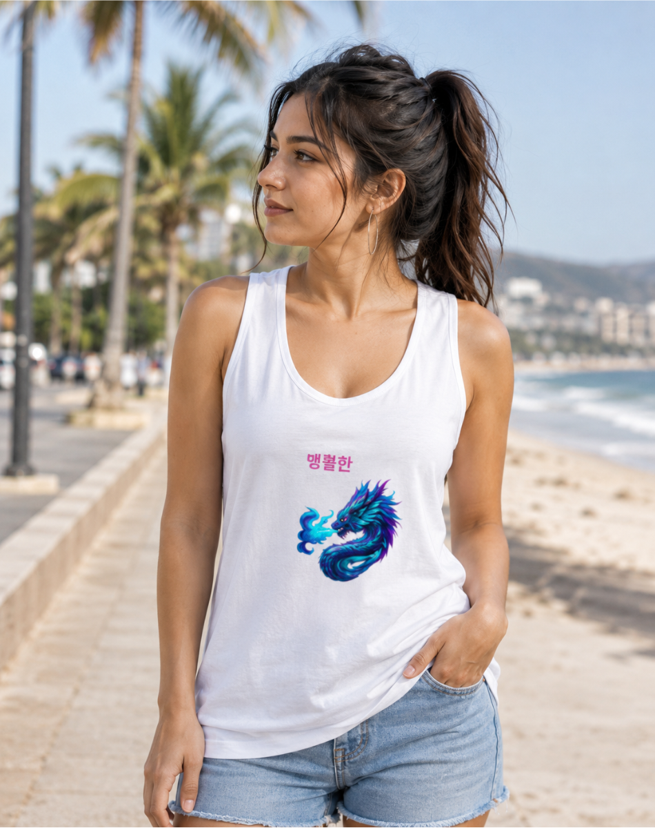Women's dragon Tank Top