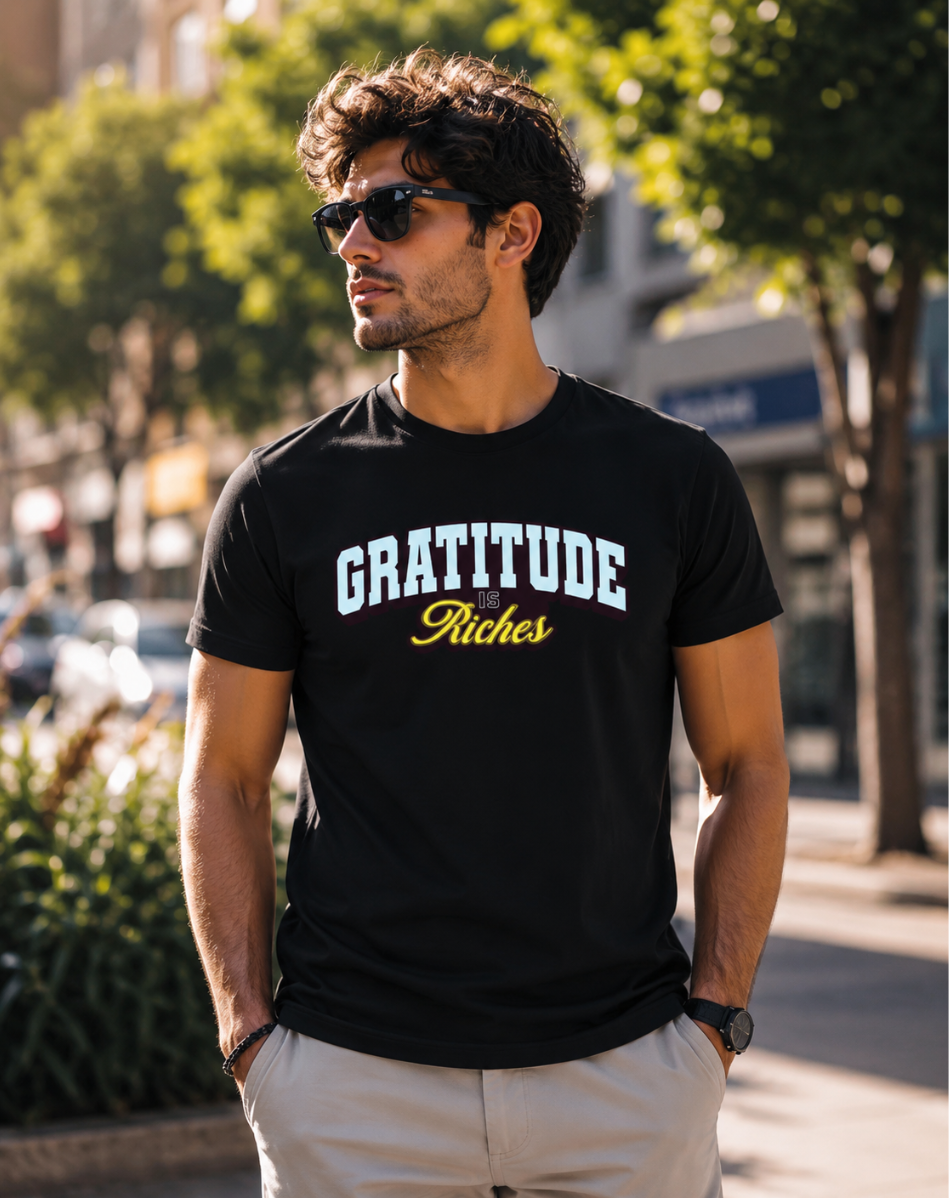 Men Gratitude The Riches Supima T-Shirt