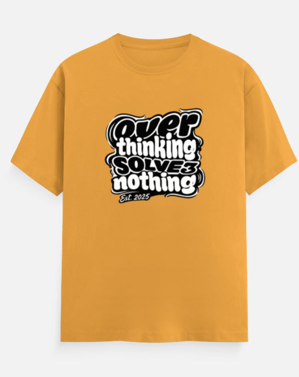 Men over thinking solve3 nothing T-Shirt