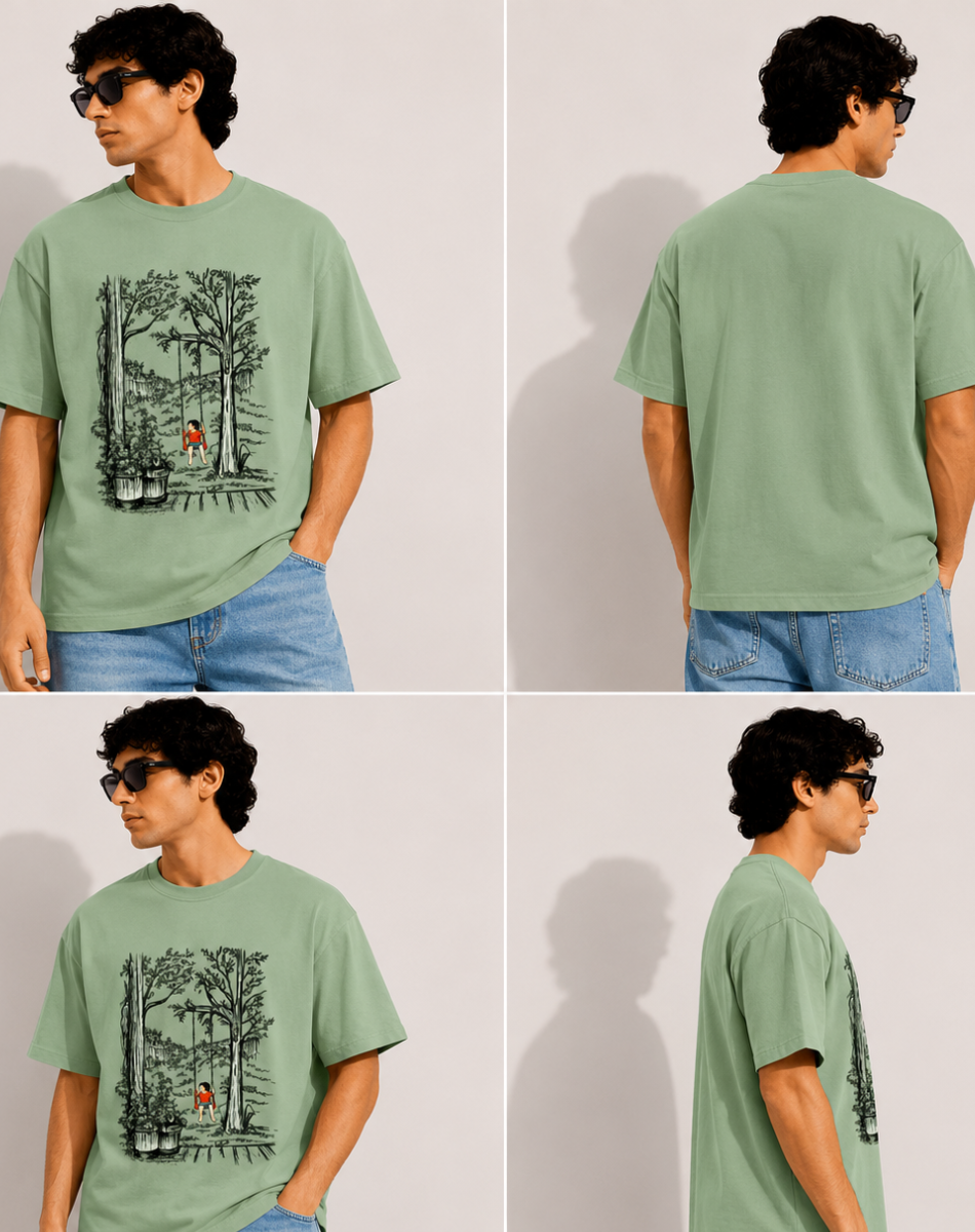 Men sketch print T-Shirt