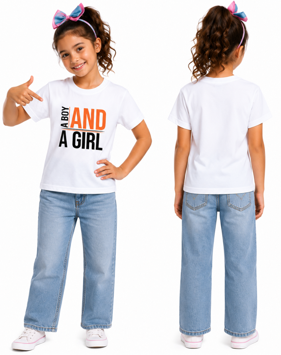 Girl's A boy and A Girl T-Shirt