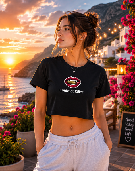 Women Contract Killer Baby Tee