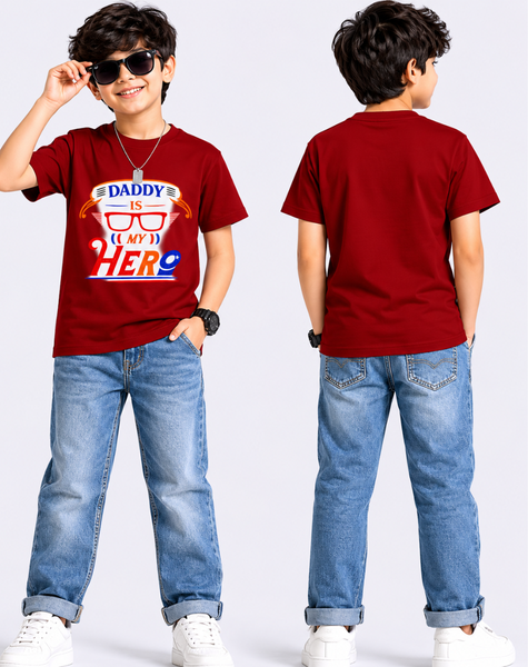 Boy's daddy is my hero T-Shirt