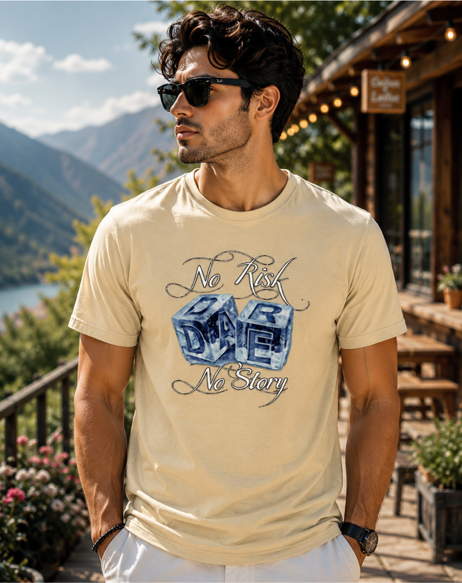 Men No Risk No Story Supima T-Shirt