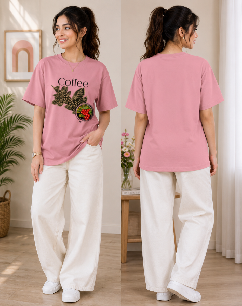 Women coffee Print T-Shirt