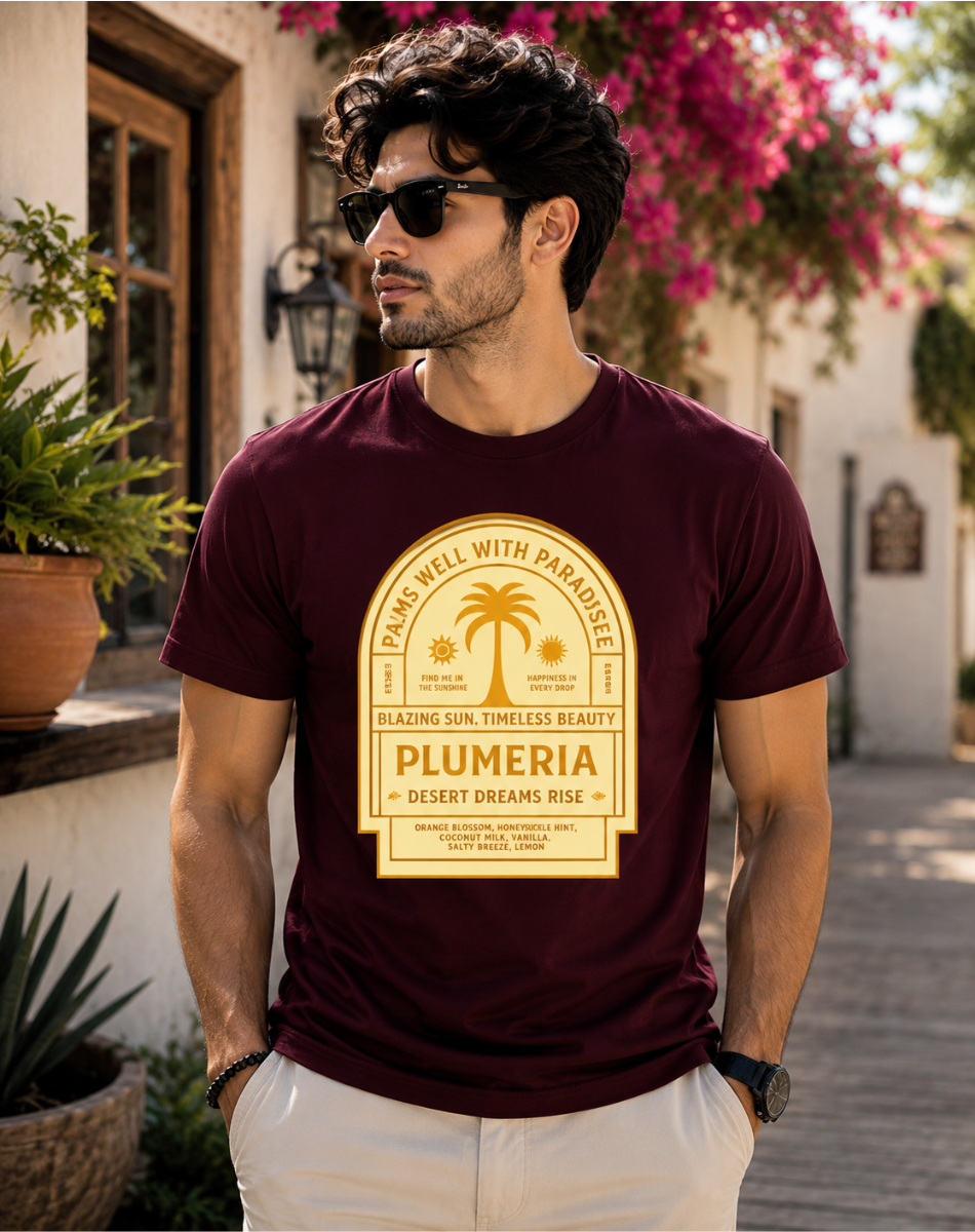 Men Plumeria Supima T-Shirt