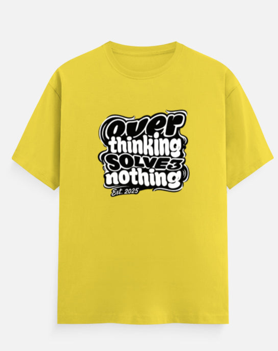 Men over thinking solve3 nothing T-Shirt