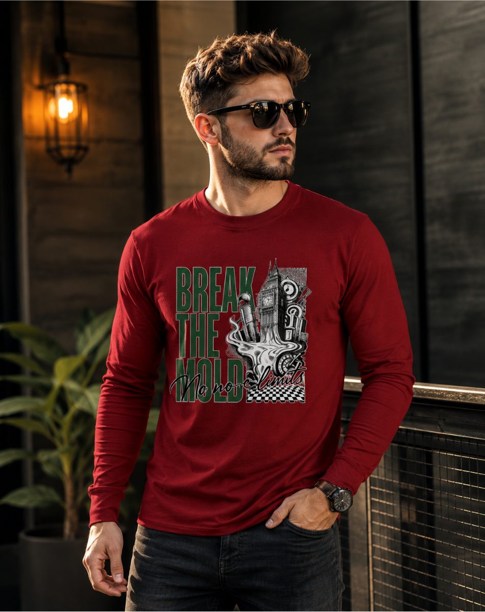 Men's Break The Mold Full Sleeve T-Shirt