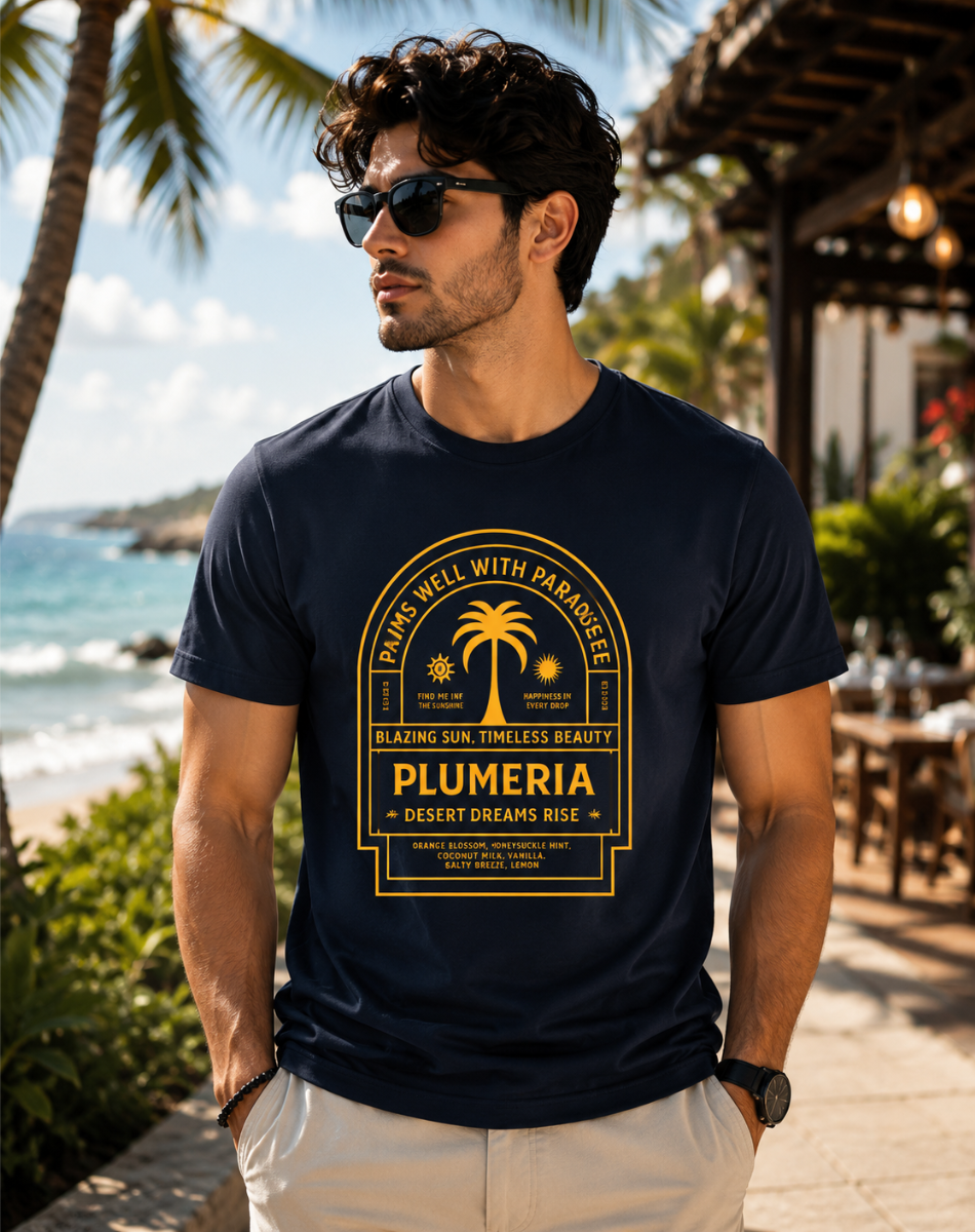 Men Plumeria Supima T-Shirt