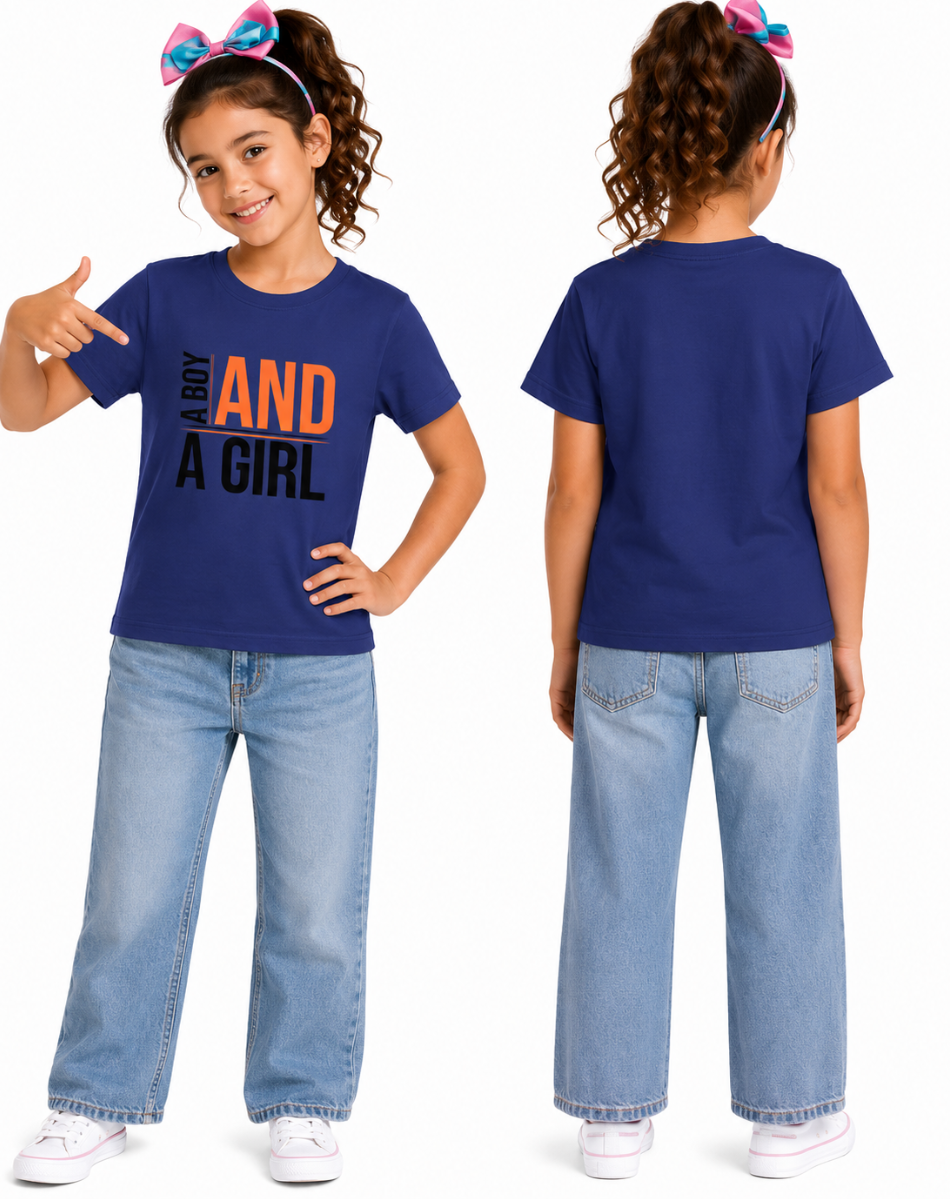 Girl's A boy and A Girl T-Shirt