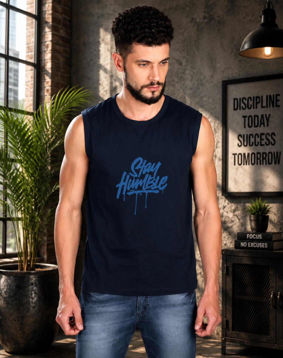 Men's Stay Humble Sleeveless T-Shirt
