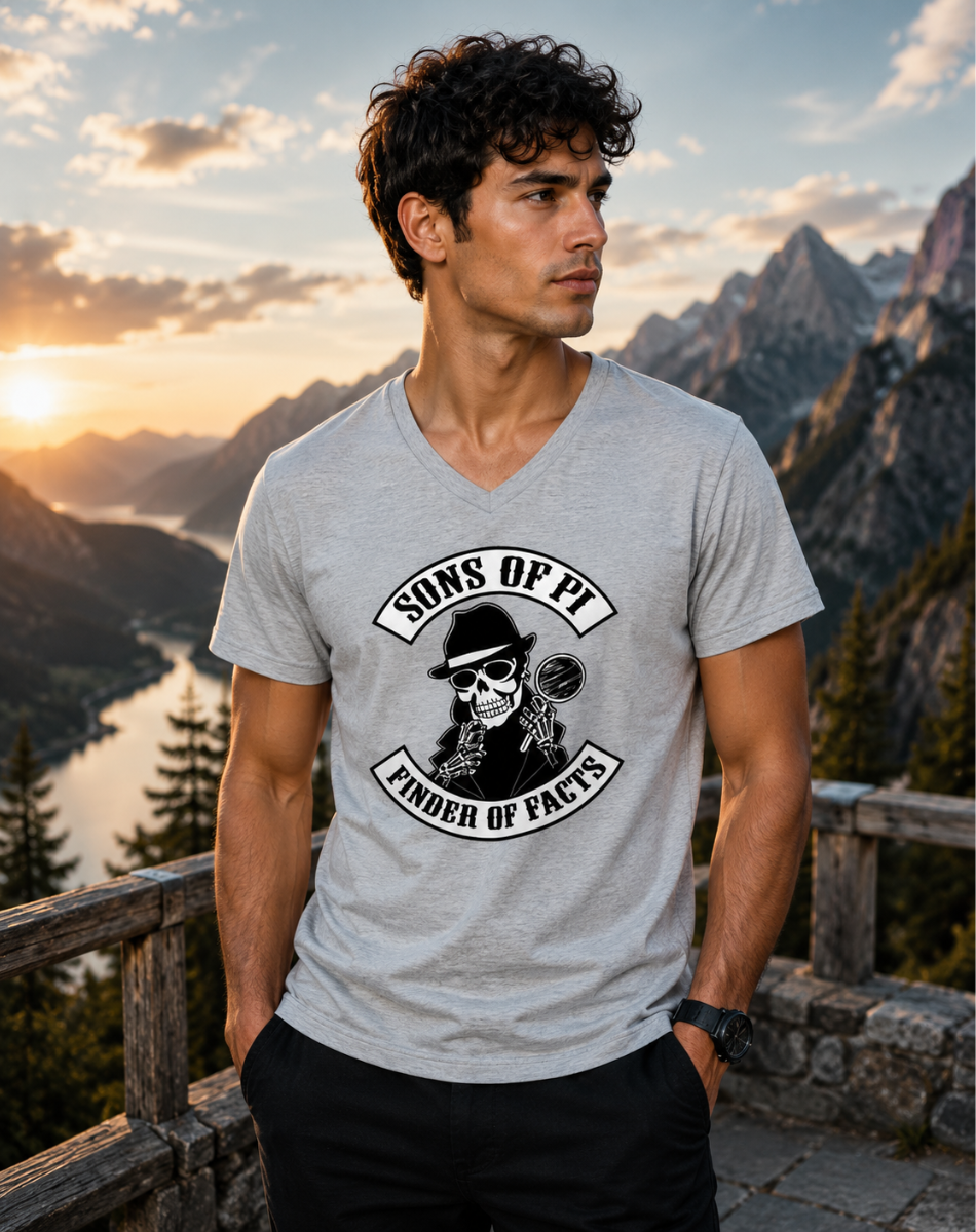 Men Sons Of Pi V Neck T-Shirt