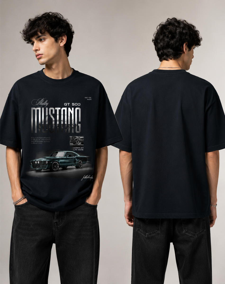 Men's Oversized mustang  T-Shirt