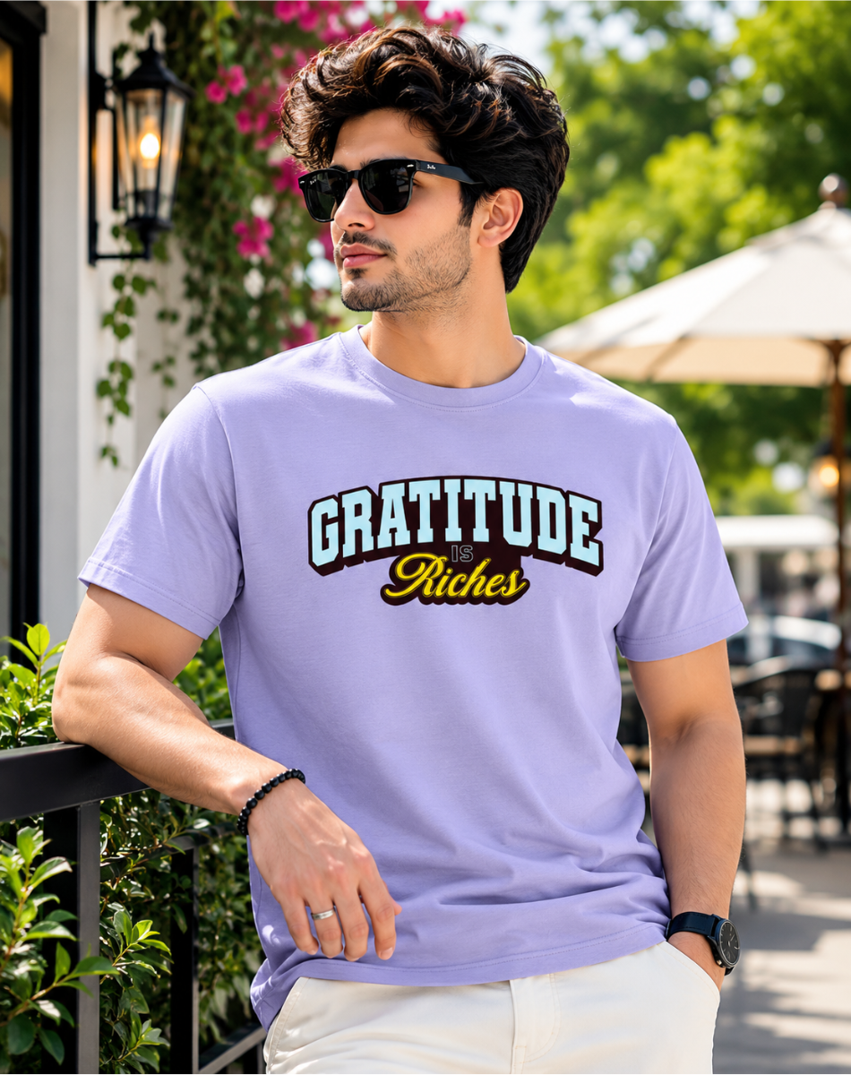 Men Gratitude The Riches Supima T-Shirt