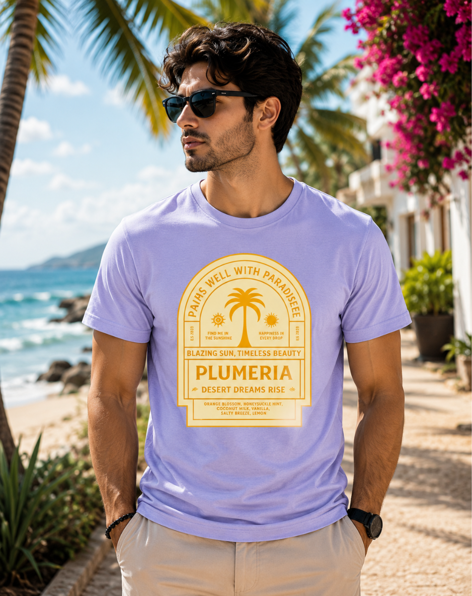 Men Plumeria Supima T-Shirt