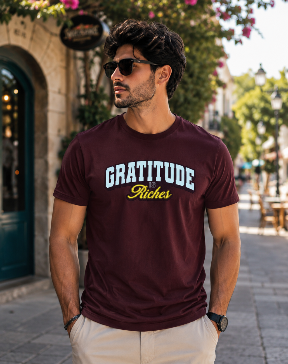 Men Gratitude The Riches Supima T-Shirt