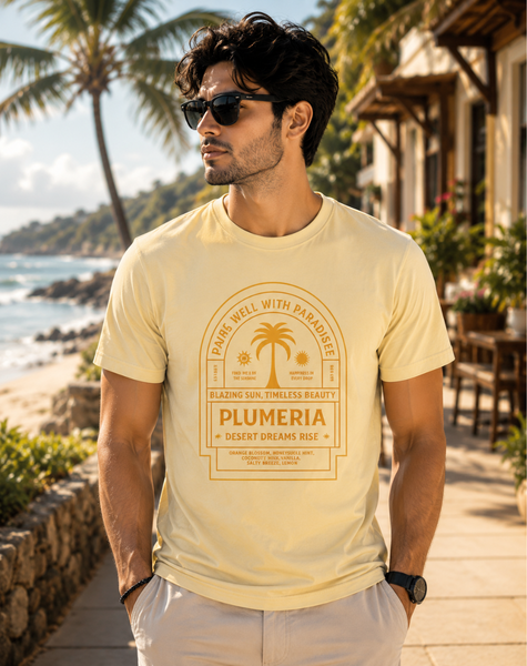 Men Plumeria Supima T-Shirt