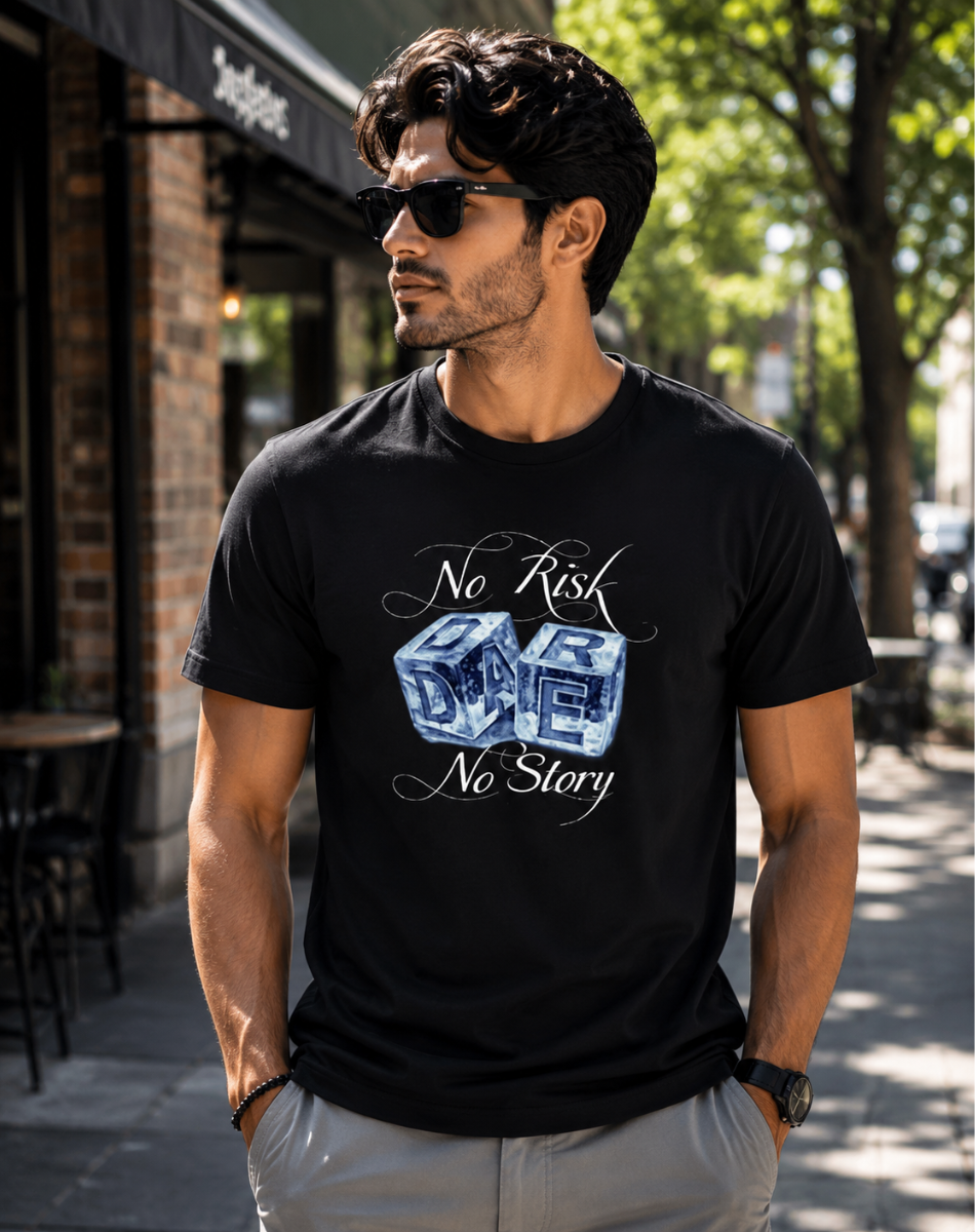 Men No Risk No Story Supima T-Shirt
