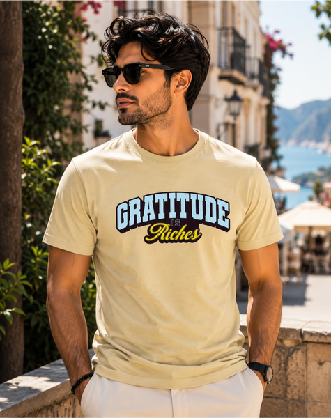 Men Gratitude The Riches Supima T-Shirt