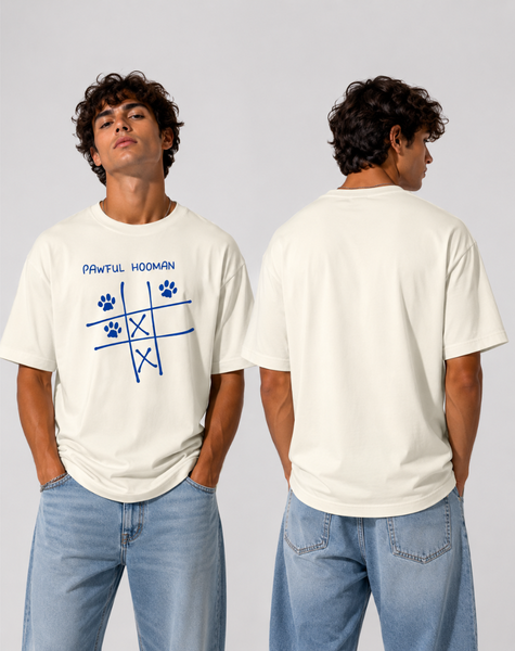 Men's oversize pawful hooman T-Shirt