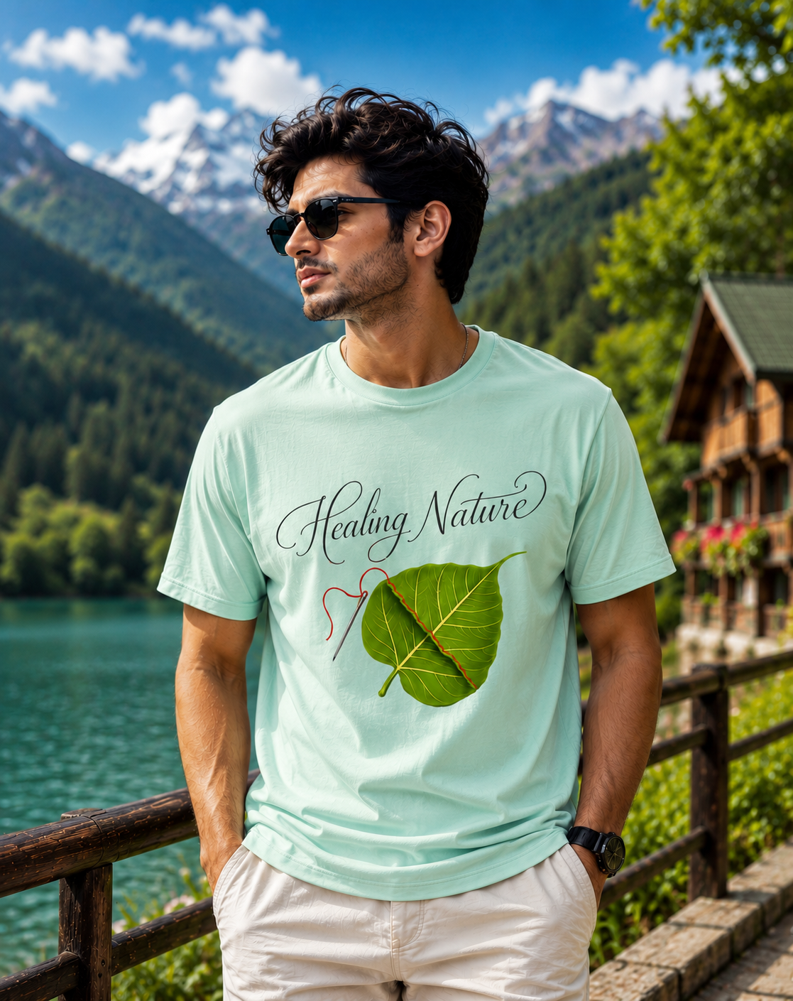 Men Healing Nature T-Shirt