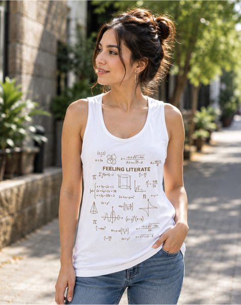 Women's feeling literate Tank Top